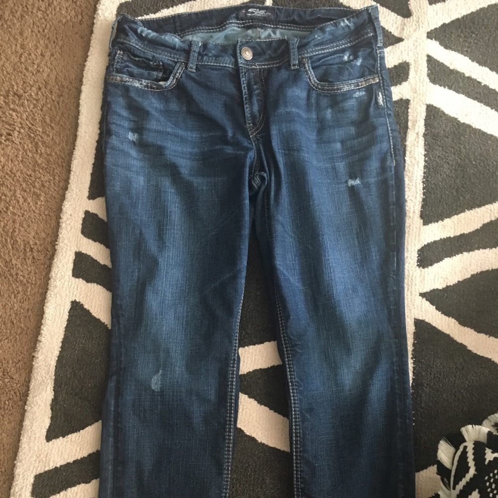 Silver jeans